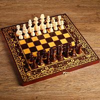Шахматы - Дракон (доска дерево 40*40 см, фигуры дерево, король h=9.5 см) 2497854 iQSclub магазин настольных и развивающих игр