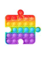 Игрушка антистресс Pop it вечная пупырка - Пазл, разноцветный IQS01207 iQSclub магазин настольных и развивающих игр