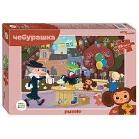 Пазл-макси - Чебурашка (new), 35 элементов,  STEP puzzle 9533180 iQSclub магазин настольных и развивающих игр