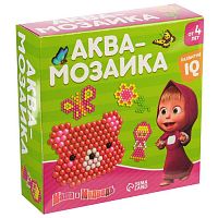 Аквамозаика для детей - Маша и Медведь, 4 фигурки 7867871 iQSclub магазин настольных и развивающих игр