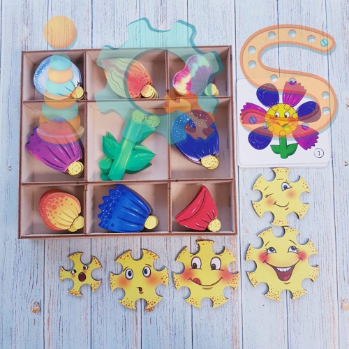 Игровой набор - Цветочный сад, Smile Decor iQSclub магазин настольных и развивающих игр