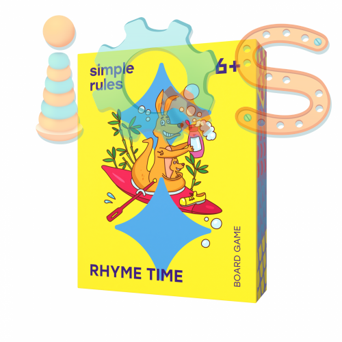 Настольная игра - Rhyme Time, Простые правила iQSclub магазин настольных и развивающих игр