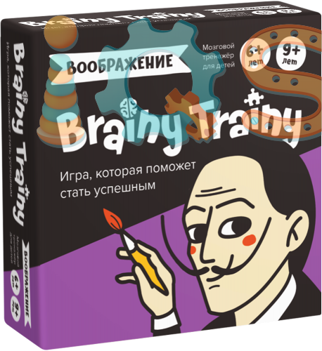 Настольная карточная игра - Воображение. Brainy Trainy iQSclub магазин настольных и развивающих игр