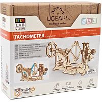 Конструктор 3Д-пазл Ugears - Тахометр STEM, 117 деталей 70153 iQSclub магазин настольных и развивающих игр