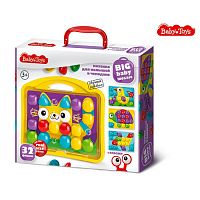 Мозаика для малышей в чемодане - Котик, 32 элемента, Baby Toys 6494790 iQSclub магазин настольных и развивающих игр