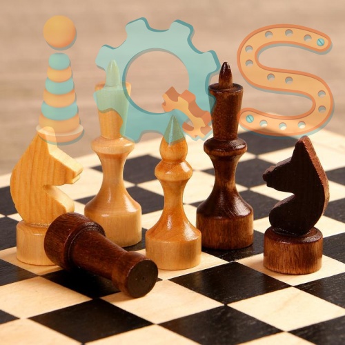 Настольная игра 3 в 1 - Орнамент: шахматы, шашки, нарды (доска 29 ? 29 см, дерево) микс iQSclub магазин настольных и развивающих игр фото 6