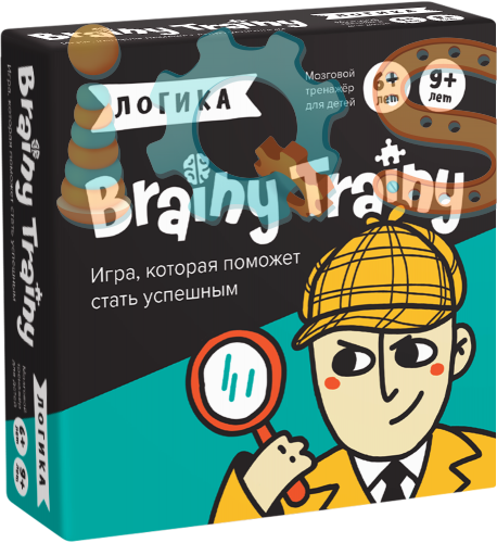 Настольная карточная игра - Логика. Brainy Trainy iQSclub магазин настольных и развивающих игр