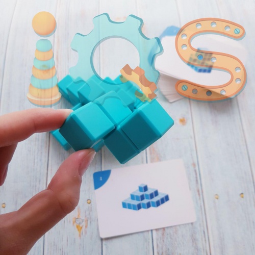 Игра - головоломка Синий куб 7+ iQSclub магазин настольных и развивающих игр фото 3