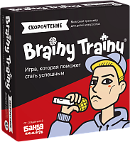Настольная карточная игра - Скорочтение. Brainy Trainy УМ678 iQSclub магазин настольных и развивающих игр