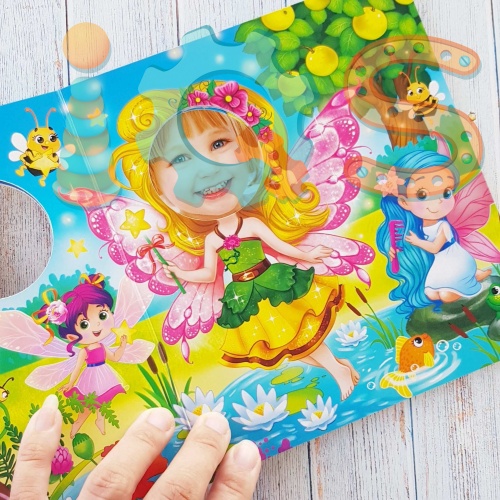 Книга с окошком для фотографии малыша - Милая принцесса iQSclub магазин настольных и развивающих игр фото 3