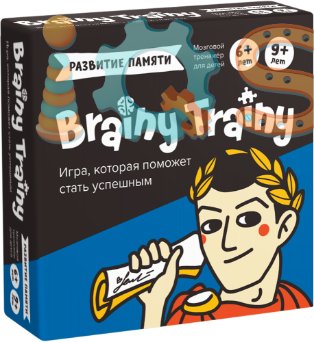 Настольная карточная игра - Развитие памяти. Brainy Trainy iQSclub магазин настольных и развивающих игр
