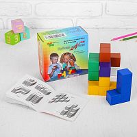 Деревянные кубики Б.П. Никитина -  Кубики для всех 1682762 iQSclub магазин настольных и развивающих игр