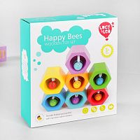 Игра - Счастливые пчёлки, Lucy&Leo LL173 iQSclub магазин настольных и развивающих игр