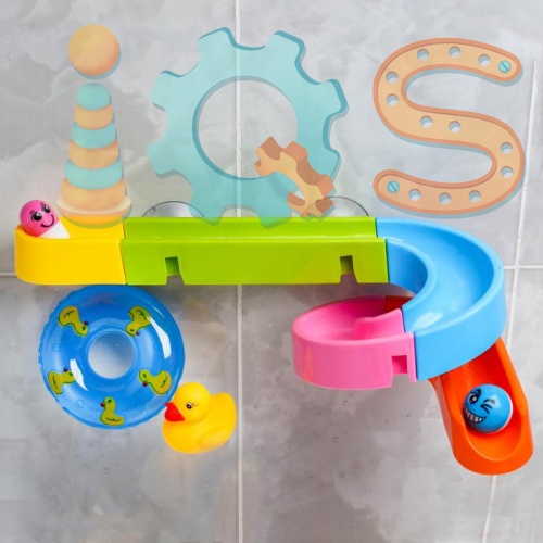 Набор игрушек для купания - Игровая горка iQSclub магазин настольных и развивающих игр