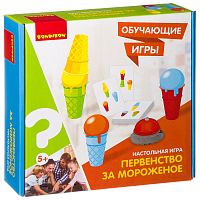 Настольная игра - Первенство за мороженое, Bondibon BB3151 iQSclub магазин настольных и развивающих игр
