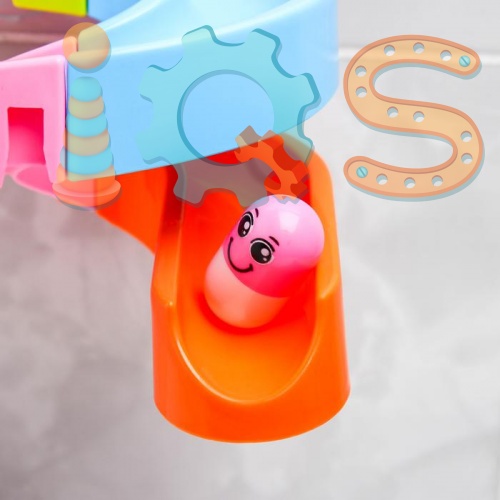 Набор игрушек для купания - Игровая горка iQSclub магазин настольных и развивающих игр фото 3