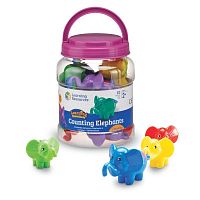 Развивающая игрушка - Разноцветные слоны, Learning Resources LER6703 iQSclub магазин настольных и развивающих игр