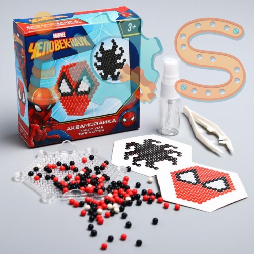 Аквамозаика для детей - Человек-паук, MARVEL iQSclub магазин настольных и развивающих игр