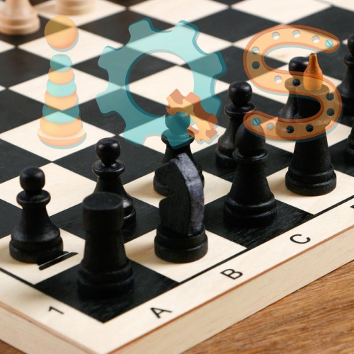 Шахматы - Классика, доска дерево, 29*29*4 см iQSclub магазин настольных и развивающих игр фото 4