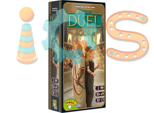 Настольная игра - 7 чудес: Дуэль - Агора, дополнение, Asmodee iQSclub магазин настольных и развивающих игр