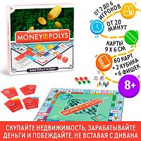 Настольная экономическая игра - MONEY POLYS, ЛАС ИГРАС 1316600 iQSclub магазин настольных и развивающих игр