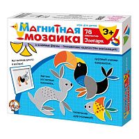 Мозаика магнитная - Зоопарк, 78 элементов DK02823 iQSclub магазин настольных и развивающих игр