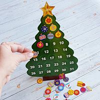 Магнитная елка-календарь 3+ BB4622 iQSclub магазин настольных и развивающих игр