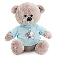 Мягкая игрушка Медведь Топтыжкин, звезда, цвет серый, высота 17 см, Orange Toys 4700209 iQSclub магазин настольных и развивающих игр