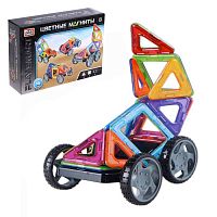 Магнитный конструктор - Цветные магниты, 16 деталей, Play Smart 5135318 iQSclub магазин настольных и развивающих игр