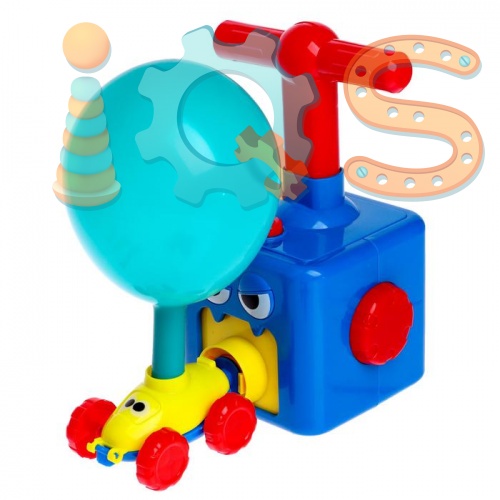 Набор машинок на воздушном шаре Balloon Car, цвета МИКС iQSclub магазин настольных и развивающих игр фото 3