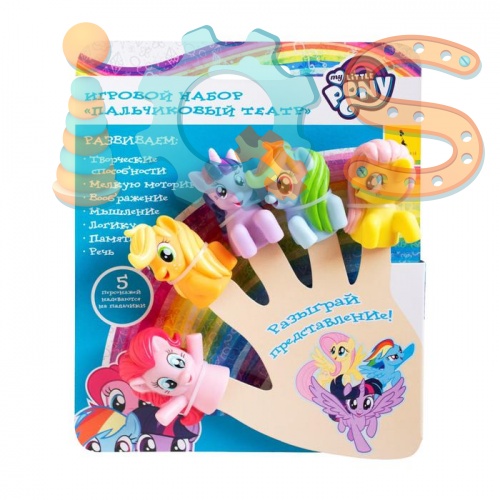 Пальчиковый театр - Мой маленький пони, My Little Pony iQSclub магазин настольных и развивающих игр фото 3