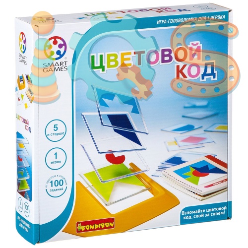 Логическая игра - Цветовой код, Bondibon iQSclub магазин настольных и развивающих игр