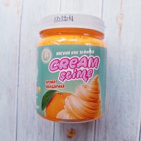 Игрушка - Cream-slime, с ароматом мандарина 250 грамм SF02-K iQSclub магазин настольных и развивающих игр