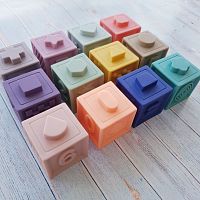 Развивающие кубики для малышей 0+ IQS01295 iQSclub магазин настольных и развивающих игр