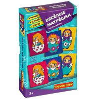 Настольная игра - Веселые матрешки, Bondibon BB3913 iQSclub магазин настольных и развивающих игр