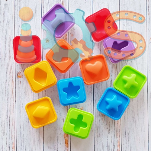 Логическая игра для малышей - Собери кубик iQSclub магазин настольных и развивающих игр фото 3