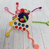Развивающая сенсорная игрушка - Осьминожка, цвета МИКС IQS079333030 iQSclub магазин настольных и развивающих игр