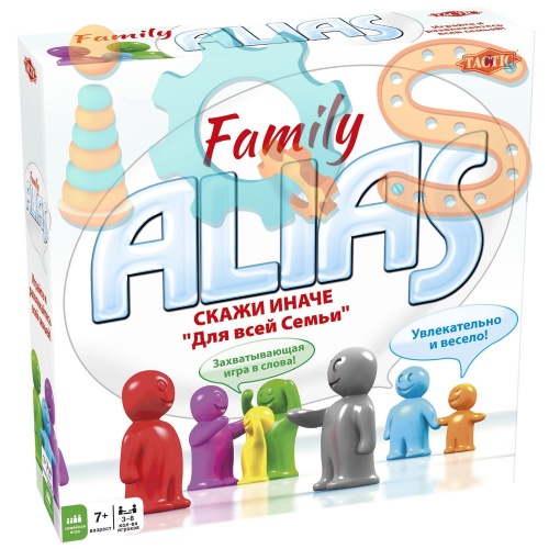 Настольная игра - Alias Для всей семьи. Скажи иначе, Tactic iQSclub магазин настольных и развивающих игр