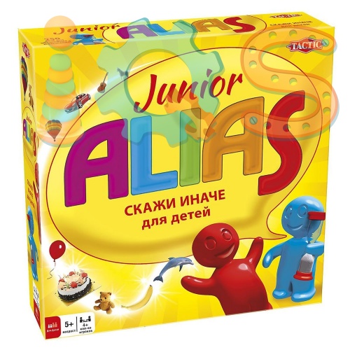 Настольная игра - Alias Junior. Скажи иначе, Tactic iQSclub магазин настольных и развивающих игр