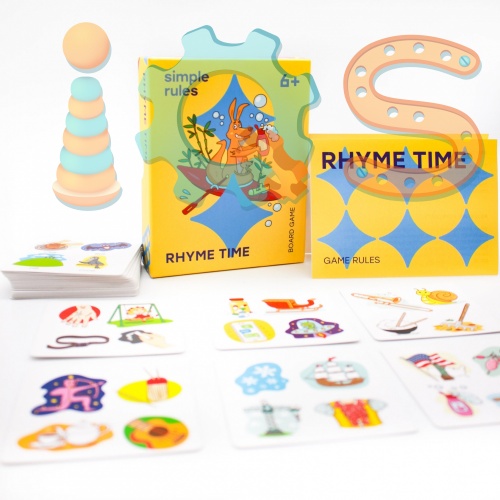 Настольная игра - Rhyme Time, Простые правила iQSclub магазин настольных и развивающих игр фото 2