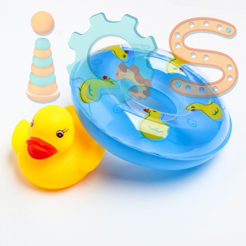 Набор игрушек для купания - Игровая горка iQSclub магазин настольных и развивающих игр фото 6