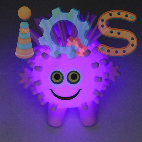 Игрушка для развития тактильных ощущений - Чудик, световая, цвета МИКС iQSclub магазин настольных и развивающих игр фото 2