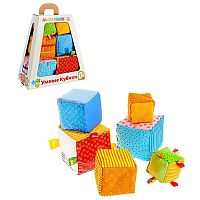 Набор мягких кубиков - Умные кубики, Мякиши 1133776 iQSclub магазин настольных и развивающих игр