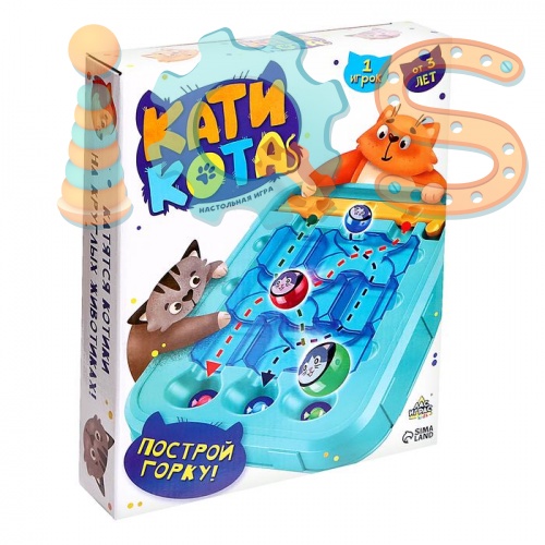 Настольная игра - Кати кота 3+ iQSclub магазин настольных и развивающих игр фото 2