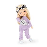 Кукла мягкая - Mia в фиолетовом спортивном костюме, высота 32 см, Orange Toys 9113344 iQSclub магазин настольных и развивающих игр