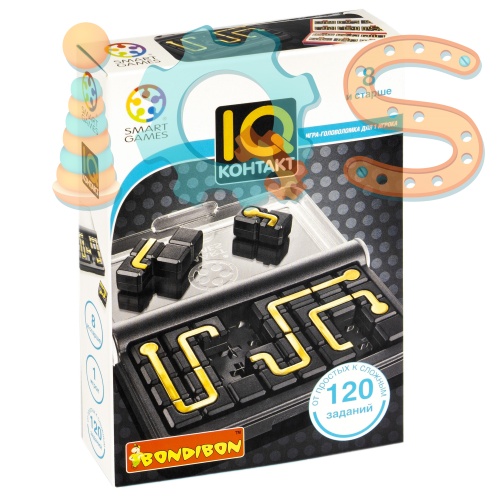 Логическая игра - IQ-Контакт, Bondibon iQSclub магазин настольных и развивающих игр