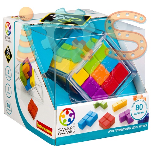 Логическая игра - IQ-Куб GO, Bondibon iQSclub магазин настольных и развивающих игр