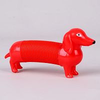 Развивающая тактильная игрушка - Собачка такса, цвета МИКС IQS079105505 iQSclub магазин настольных и развивающих игр